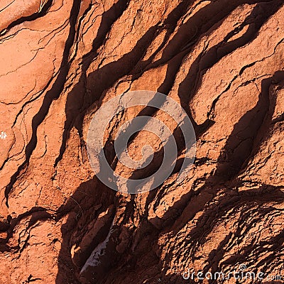 Multi-Layers Rock Sand Stock Photo