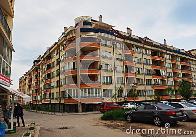 Multi Level Apartment Building, Sofia, Bulgaria Editorial Stock Photo