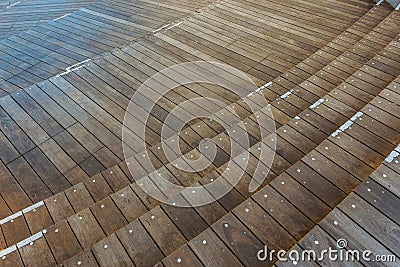 Multi levels Wood Panel Stock Photo