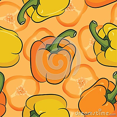 Multi peppers Vector Illustration