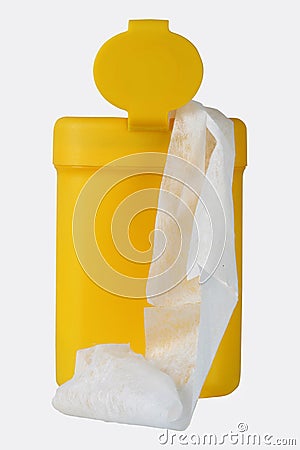 Multi-purpose cleaning wipes Stock Photo