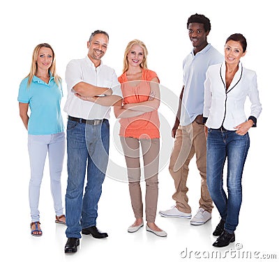 Multi-racial group of people Stock Photo