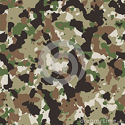 Multicam seamless camo Vector Illustration