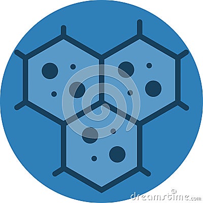 Multicellular Cell Structure Icon. Stock Photo