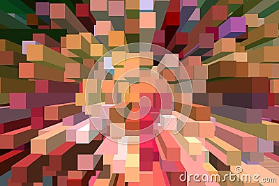 Multicolor abstract background Stock Photo