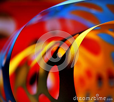 Multicolor abstract paper background Stock Photo