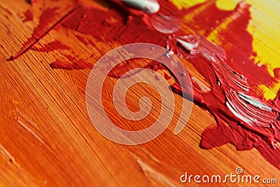 Multicolor acrylic paint texture abstract Stock Photo