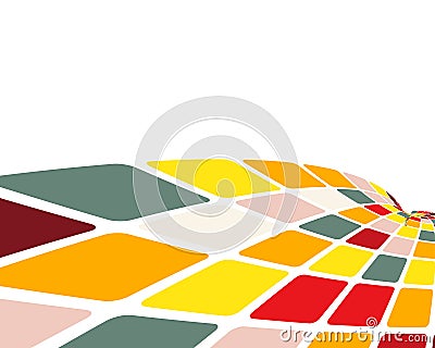 Multicolor checked background Vector Illustration