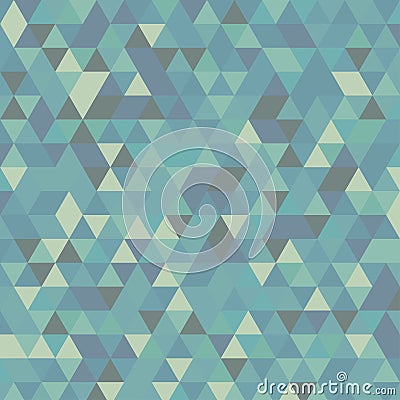 Multicolor cyan geometric triangular illustration graphic background. Vector polygonal design Vector Illustration