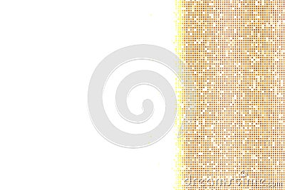 Multicolor dotted background, colorful vector texture with golden circles. Glitter abstract illustration with blurred Vector Illustration