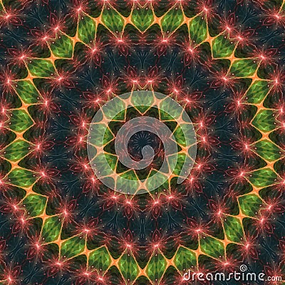 Multicolor fractal fashion bright oriental , decoration unique graphic textile , mandala Stock Photo