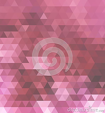 Multicolor purple, pink polygonal illustration, which consist of triangles. Geometric background in Origami style with Vector Illustration