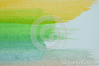 Multicolored abstract background. Watercolor painting. Design element Stock Photo