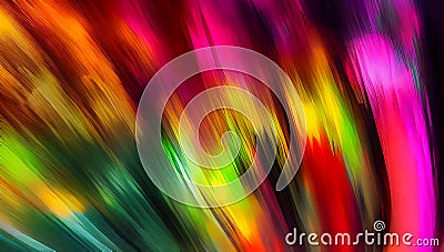 Multicolored abstraction with blurred strokes. Colorful multicolored background Stock Photo