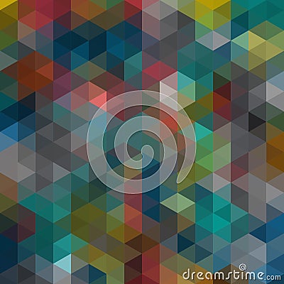 Multicolored angular wattled pattern background Stock Photo