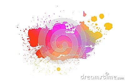 Multicolored blot object. Vector illustration Vector Illustration