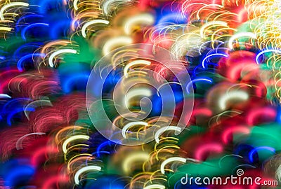 multicolored bokeh as background. abstraction Stock Photo