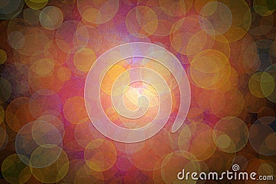 Multicolored bokeh with light source Stock Photo