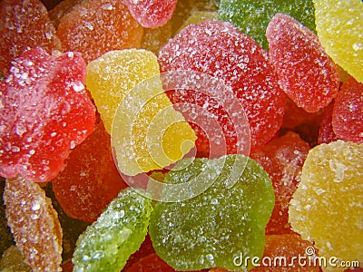 Multicolored candies Monpase Stock Photo