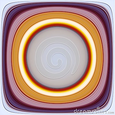Multicolored concentric circles, abstract background.Circular and radial lines volute, helix Stock Photo
