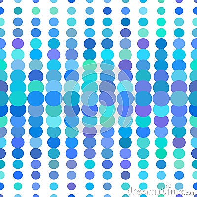 Multicolored dots seamless pattern Vector Illustration