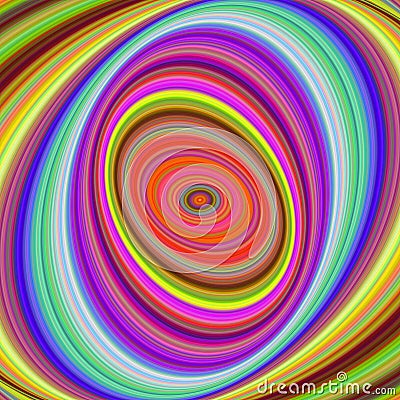 Multicolored elliptical digital fractal background Vector Illustration