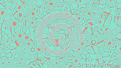 Multicolored geometric poligonal cells, abstract mosaic background. Vector illustration. Vector Illustration