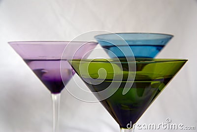 Multicolored Glasses 2 Stock Photo