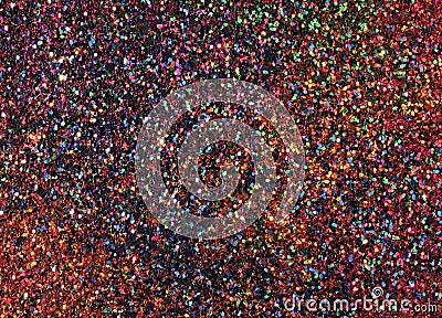 Multicolored Glitter Background Stock Photo