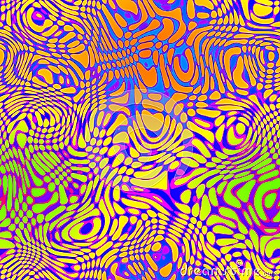 Multicolored grafity seamless pattern. Soft abstract geometric pattern Stock Photo