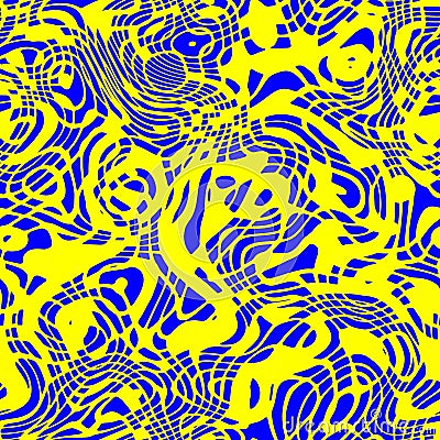 Multicolored grafity seamless pattern. Soft abstract geometric pattern Stock Photo