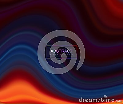 Multicolored marbled texture. Vector Illustration