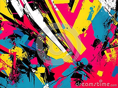 Multicolored modern background with copy space Stock Photo