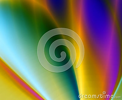 Multicolored Northern Lights Stock Photo