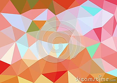 Multicolored Polygonal Texture for Abstract Background Stock Photo