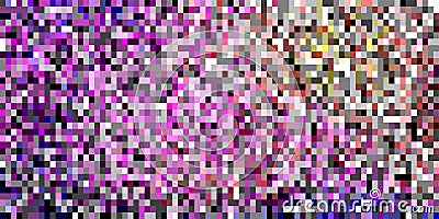 Multicolored random pixel pattern. Shuffled pixels texture background. Classic Pixel Art. Vector Illustration Vector Illustration