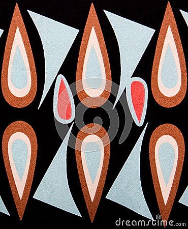 Multicolored seamless canvas with abstract pattern Stock Photo