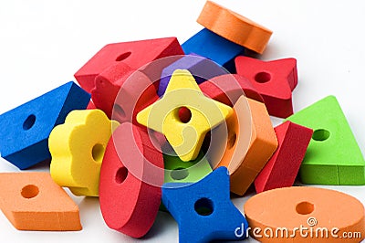 Multicolored toys 2 Stock Photo