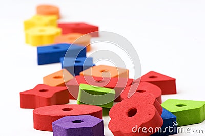 Multicolored toys 6 Stock Photo