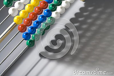 Multicolour Abacus Stock Photo