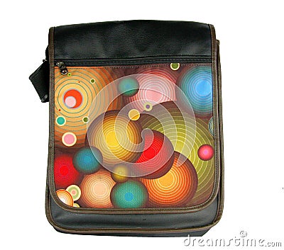 Multicolour Messenger bag Stock Photo