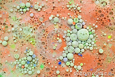 Multicoloured abstract bubbles. Stock Photo
