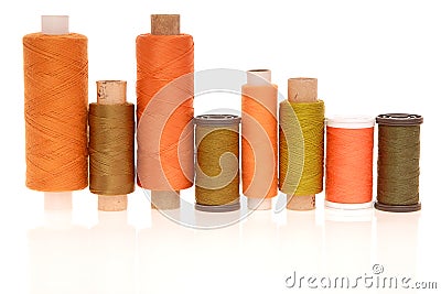 Multicoloured coils Stock Photo
