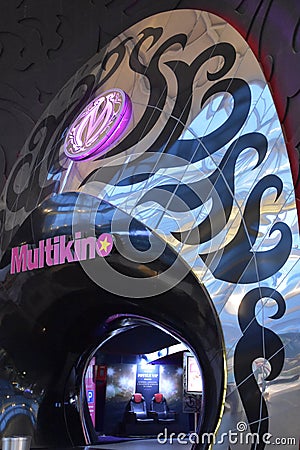 Multikino at Zlote Tarasy shopping mall in Warsaw, Poland Editorial Stock Photo