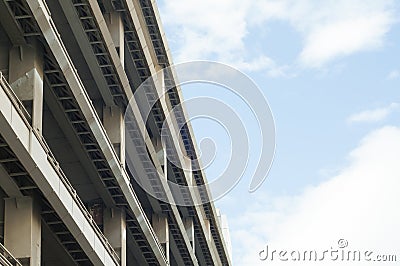 Multilevel automobile parking Stock Photo