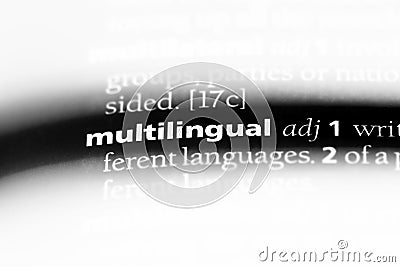 multilingual Stock Photo