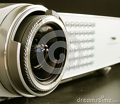 Multimedia projector Stock Photo