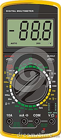 Multimeter Vector Illustration