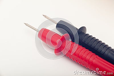 Multimeter probes Stock Photo