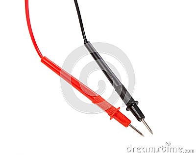 Multimeter probes Stock Photo